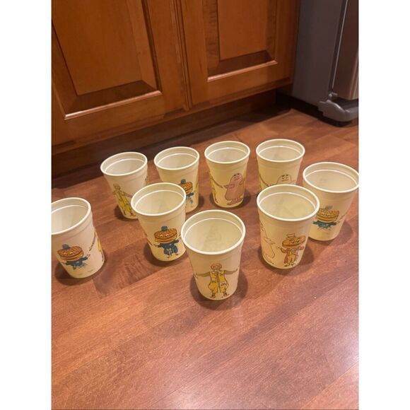 McDonald's Other - Vintage 1986 McDonald’s Plastic Cups Lot of 9 Ronald Grimace Mayor McCheese VTG